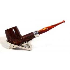 Peterson Orange Army 106 Silver Mounted Bent Fishtail Pipe (PE471) - End of Line